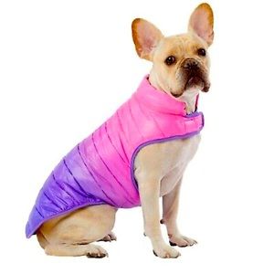 Top Paw Ombré Dog Puffer Jacket